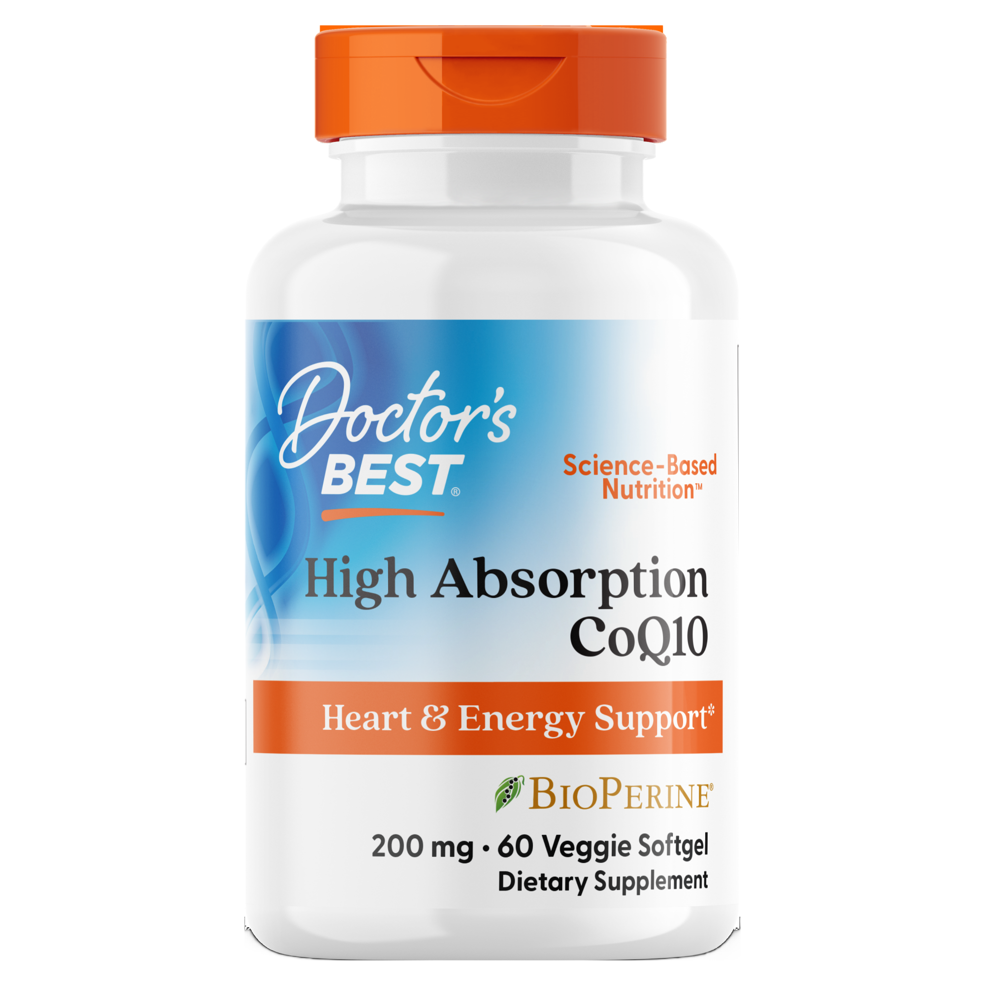 닥터스베스트 하이 앱솔션 CoQ10 200mg 베지 소프트젤 글루텐 프리 60정 1개