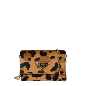 프라다 레오파드 프린트 미니 드레스 Leopard Print Mini Dress 884419 Miele