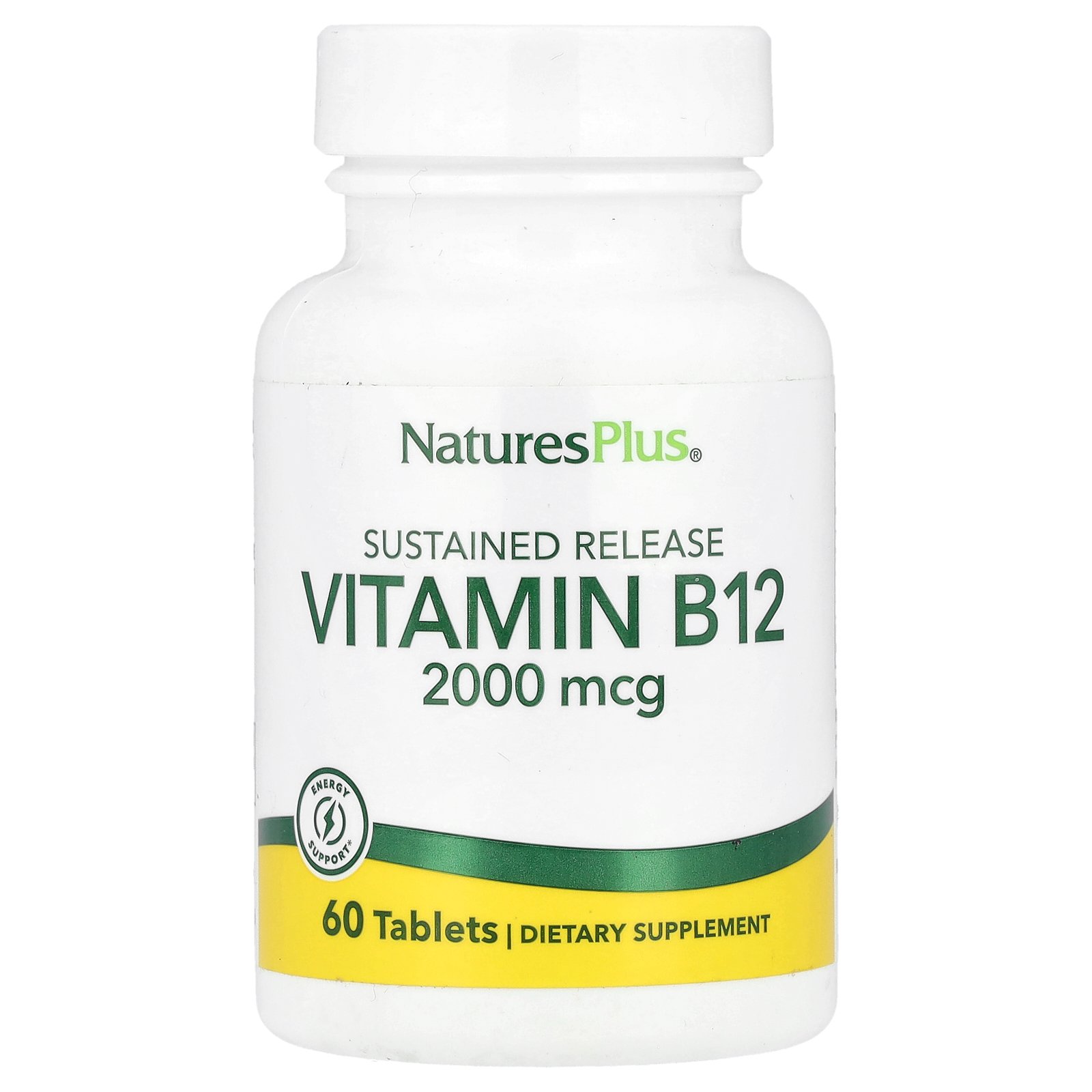 <b>NaturesPlus</b> 서방형 비타민B12 2 000mcg 60정 <b>NaturesPlus</b> (<b>네이처스플러스</b>)  1개