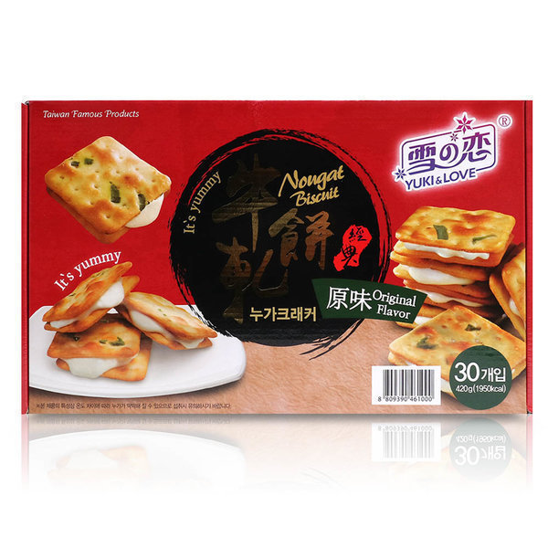 유키앤러브 대만 누가 크래커 누가비스킷 대만과자