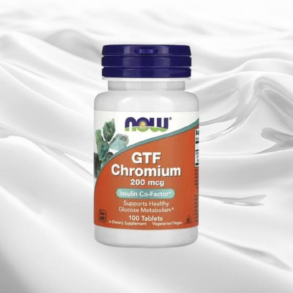 나우푸드 나우푸드 GTF 크로뮴 크롬 200mcg 100정 피콜리네이트 <b>Chromium</b>