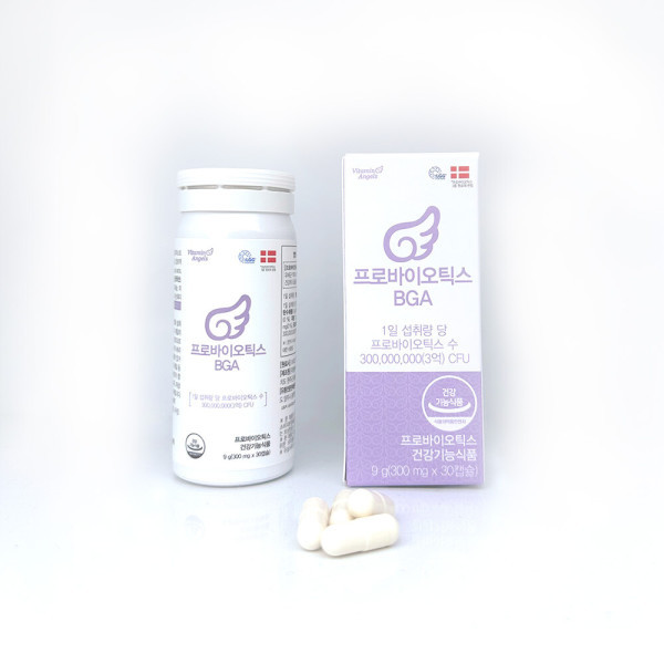 <b>비타민엔젤스</b> 리뉴얼 <b>프로바이오틱스</b>BGA (LGG BB-12 LA-5) 300mg30캡슐