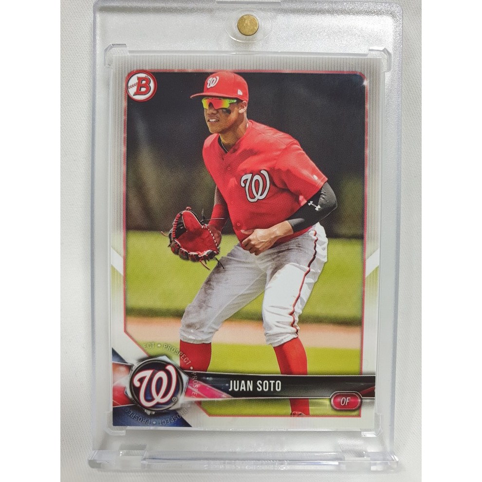 2018 BOWMAN 후안 소토 워싱턴 내셔널즈 메이저리그 MLB 야구 스포츠 카드  1개