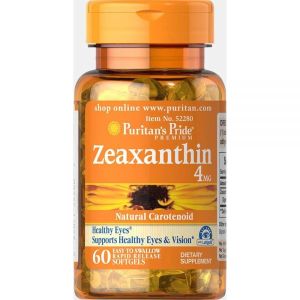 Puritans Pride <b>Zeaxanthin</b> 4mg-60 소프트젤