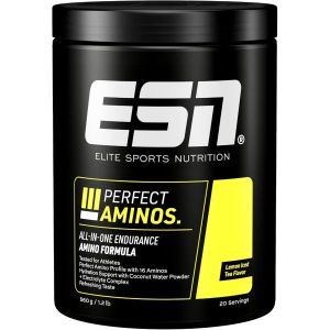 B0D9R4V95Y <b>ESN</b> Perfect AmInos 560g Lemon Iced Tea Flavor mIt EAAs ElektrolytmIschung VItamIn <b>B6</b>