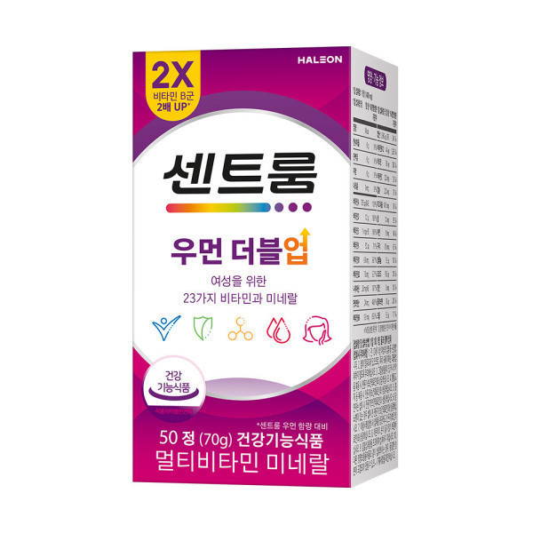 센트룸 우먼더블업 멀티비타민 미네랄 50정(70g)