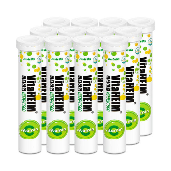 <b>누트릴로</b> 비타하임 발포 <b>비타민C</b> 500 20정 12개