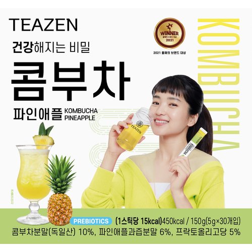 티젠 콤부차 파인애플 제품 이미지