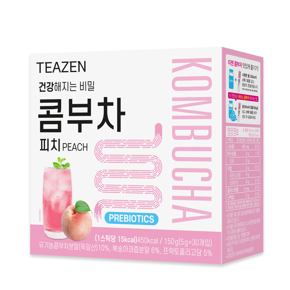 티젠 콤부차 피치 제품 이미지