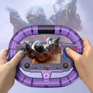 SU10 휴대용 레이싱 핸들 게임기 3.5인치 스크린 64G 20000+ 게임 포함 영어 버전
