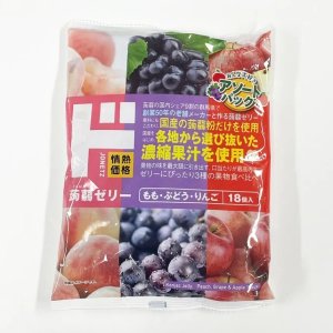 돈키호테 곤약젤리 복숭아&포도&사과맛 18개입 일본 젤리