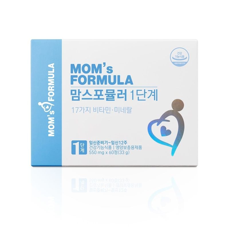 닥터메타 <b>맘스포뮬러</b> 1단계 60정 / 활성형 엽산 임신 준비 초기 임산부 비타민 영양제
