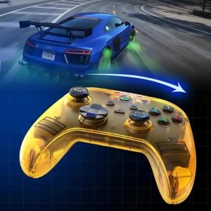 BaiSPai BSP G6 무선 블루투스 게임패드 컨트롤러 반투명 이중홀 400mAh PC/Switch/안드로이드/애플 22