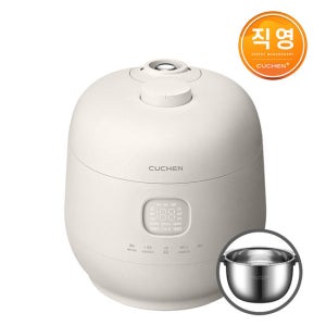 쿠첸 브레인 풀스텐 듀얼프레셔 10인용 IH전기압력밥솥 화이트 CRH-TWS1010W