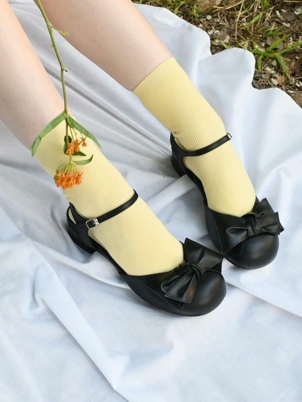 [르바즈] BABY SLING BACK ( BLACK )