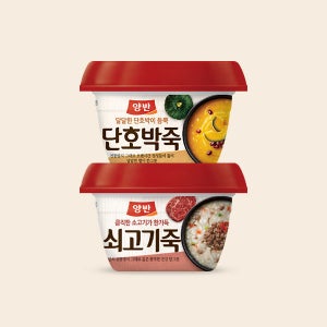 동원 양반 쇠고기죽 287g 10개 + 호박죽 285g 10개