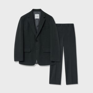 [넌블랭크] [현킴 SET-UP] 세미 오버 핏 셋업 수트_CHARCOAL GREY NG-BH012406-40, NG-PH012406-40