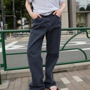 [르바] Relaxed Fit Denim - Stone Navy LD1PT03NY
