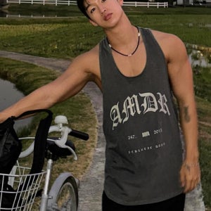 [머슬암드] AMDR 피그먼트 애슬레트 탱크탑 MTSMTKL01-GY