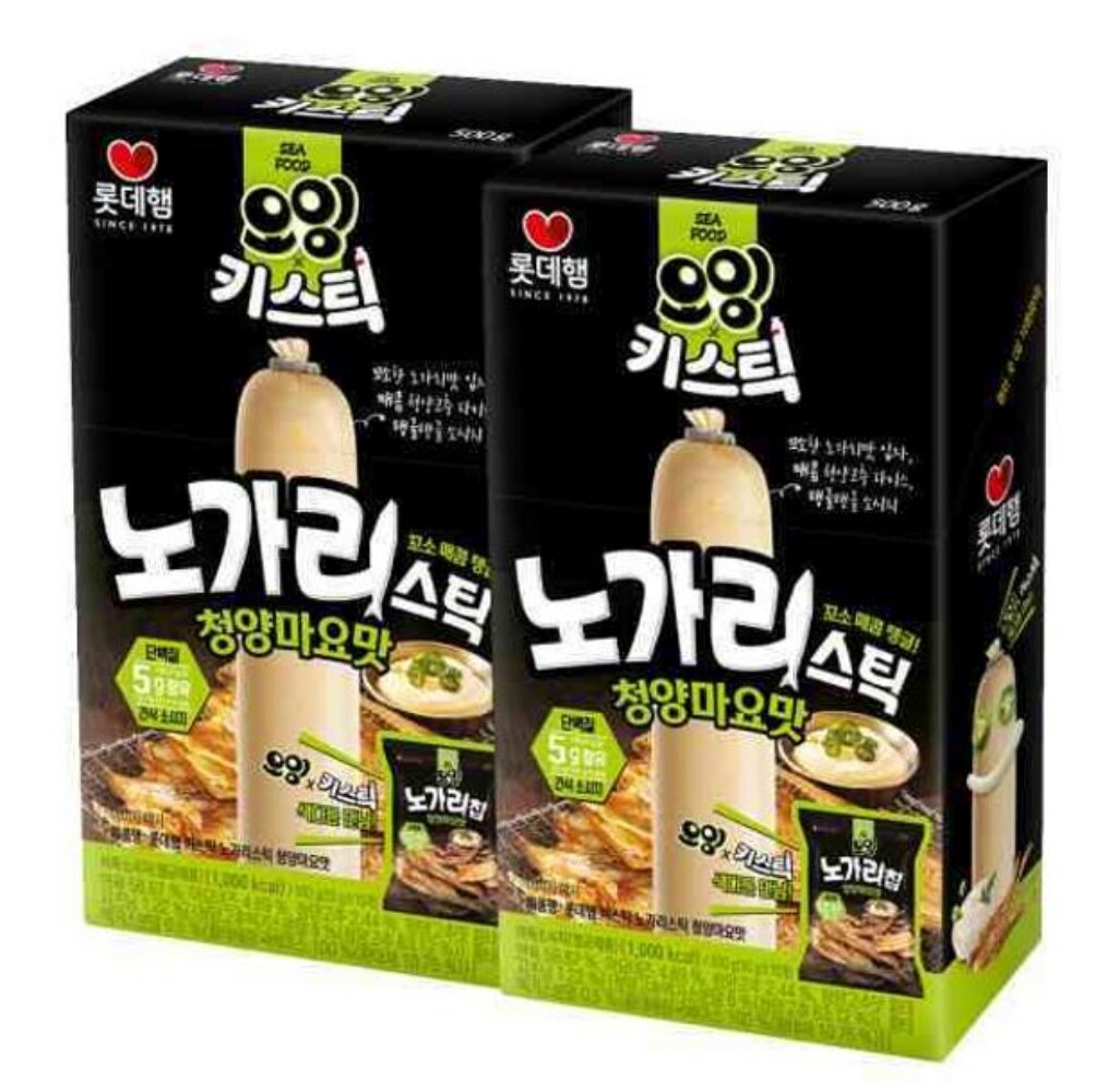 롯데햄 키스틱 노가리스틱 청양마요맛 제품 이미지