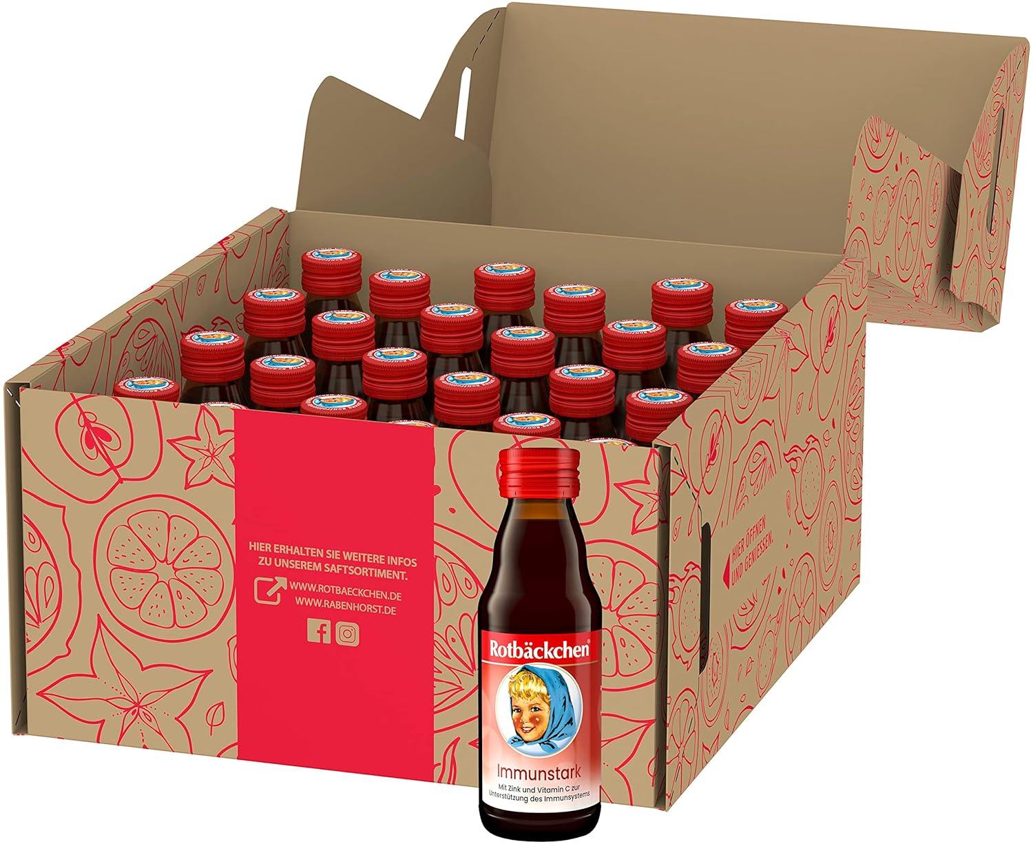 로트벡쉔 <b>미니 125ml</b> 24개입 아연 비타민c 멀티과일쥬스  1세트