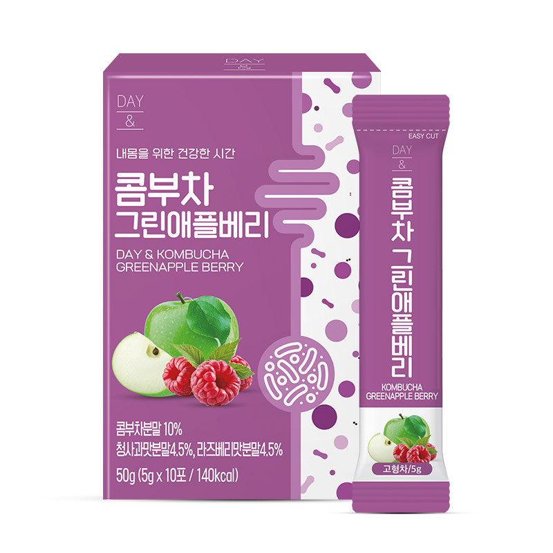 참앤들황토농원 데이앤 콤부차 그린애플베리