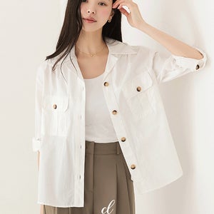 제오 오픈카라 투포켓 셔츠