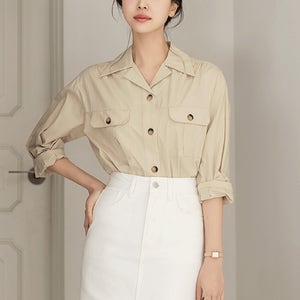 [세트]제오 셔츠+고헨 스커트