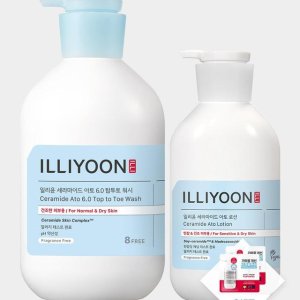[일리윤] [10추가쿠폰+3적립]세라마이드 아토로션 564ML + 탑투토워시 1000ML DT06XX00160