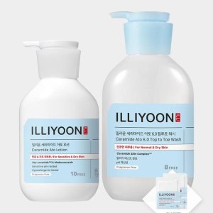 [일리윤] [10추가쿠폰+3적립]세라마이드 아토로션 350ML + 6.0탑투토워시 500ML DT06XX00161