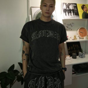 [머슬암드] AMDR 피그먼트 코어 오버핏 숏 슬리브 MTSMTSL01-GY