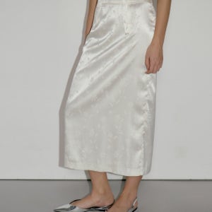 [오버듀플레어] JACQUARD PENCIL SKIRT S646587