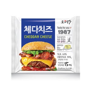 동원 소와나무 체다치즈 270g (18g x 15매) x 3개