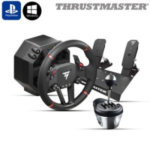 T598 DD 레이싱 휠 + TH8A 쉬프터 패키지 (PS5,PC용) SSG