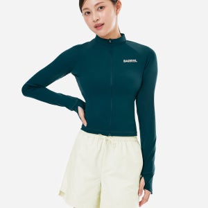 배럴 우먼 에센셜 크롭 집업 래쉬가드  B5SWWCZ001DER