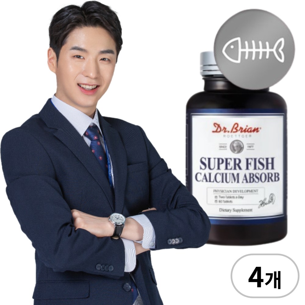 <b>Dr</b> brian 미국산 어골칼슘 <b>폴리</b>감마글루탐산 비타민K PGA 연질캡슐 피지에이<b>폴리</b> 비타민D 망간  4개  60정