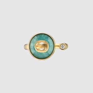 GUCCI 구찌 인터로킹 18k 반지