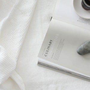 쿨 써머나잇 인견 퀼팅 패드 - 화이트