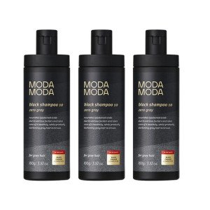 모다모다 모다모다 제로그레이 블랙샴푸 10 100g x 3개 (총 300g) 흰머리 염색 새치 갈변 샴푸