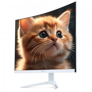 비트엠 Newsync X27FC90 커브드 1500R 화이트