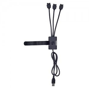리안리 PW-U2TPA USB 2.0 to 3 HUB (블랙)