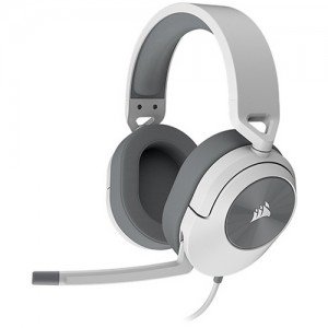 CORSAIR HS55 SURROUND 7.1채널 게이밍 헤드셋 (화이트, 정품)