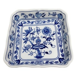 쯔비벨 샐러드볼 야채볼 찬기 사각 도자기 그릇 21cm[YYH-WCODE]