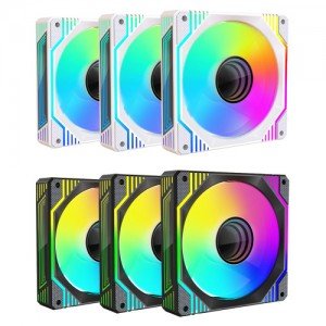 AONE STORM INFINITY ARGB PWM 120 리버스 (3팩, 화이트)
