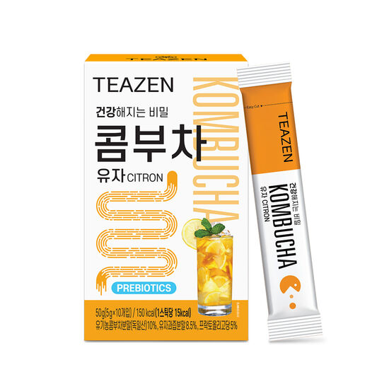 티젠 콤부차 유자 제품 이미지