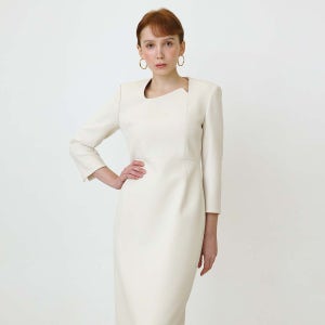 [와이지비엠] 오드리 커브넥 드레스_YB301-WOS01 YB301-WOS01