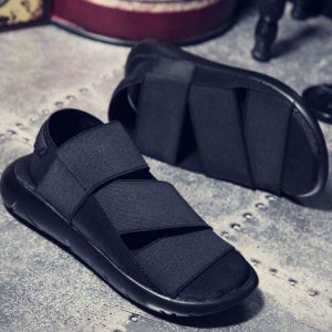 [하프클럽/알티피아]캐주얼 스트랩 공용 남녀 신발 여름 탄성 샌들