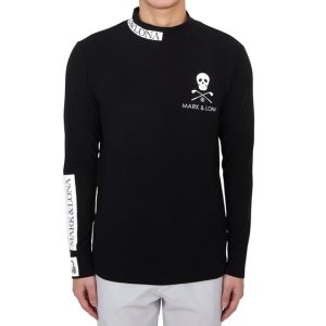 마크앤로나 골프웨어 남성 이너웨어 긴팔티셔츠 MLM 4C AU03 BLACK