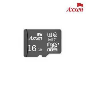[액센] 블랙박스용 Black 마이크로SD카드 Class10 U3 16GB(MLC)