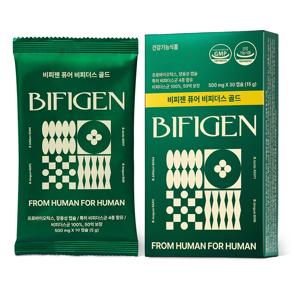 비피젠 퓨어 비피더스 골드 프로바이오틱스 특허균 50억 보장  1개  30정